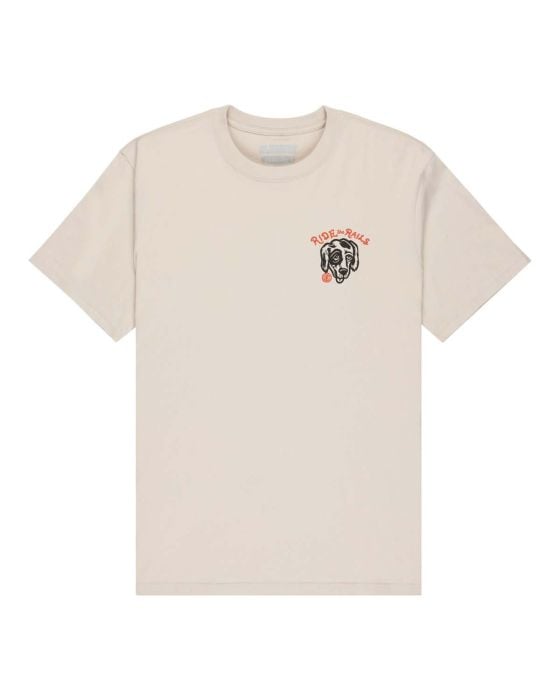 Load image into Gallery viewer, Element Men&#39;s Timber Hobos T-Shirt Oat Milk ELYZT00582-TEG0
