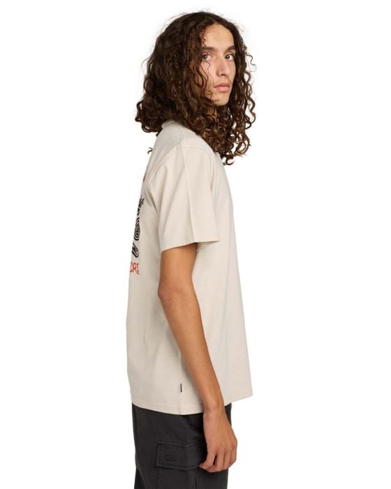 Load image into Gallery viewer, Element Men&#39;s Timber Hobos T-Shirt Oat Milk ELYZT00582-TEG0
