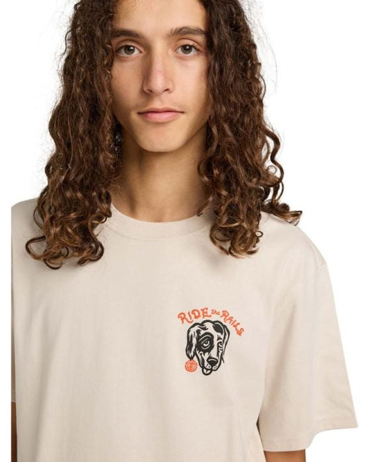Element Men's Timber Hobos T-Shirt Oat Milk ELYZT00582-TEG0