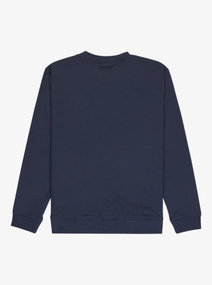 Quiksilver Kid's Basic Crewneck Fleece (8-16) Navy Blazer EQBFT03891_BYJ0