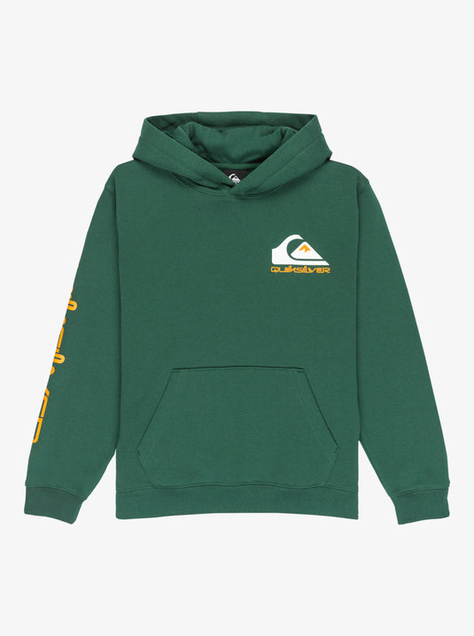 Quiksilver Kid's Omni Logo Hoodie (8-16) Trekking Green EQBFT03951_TKR
