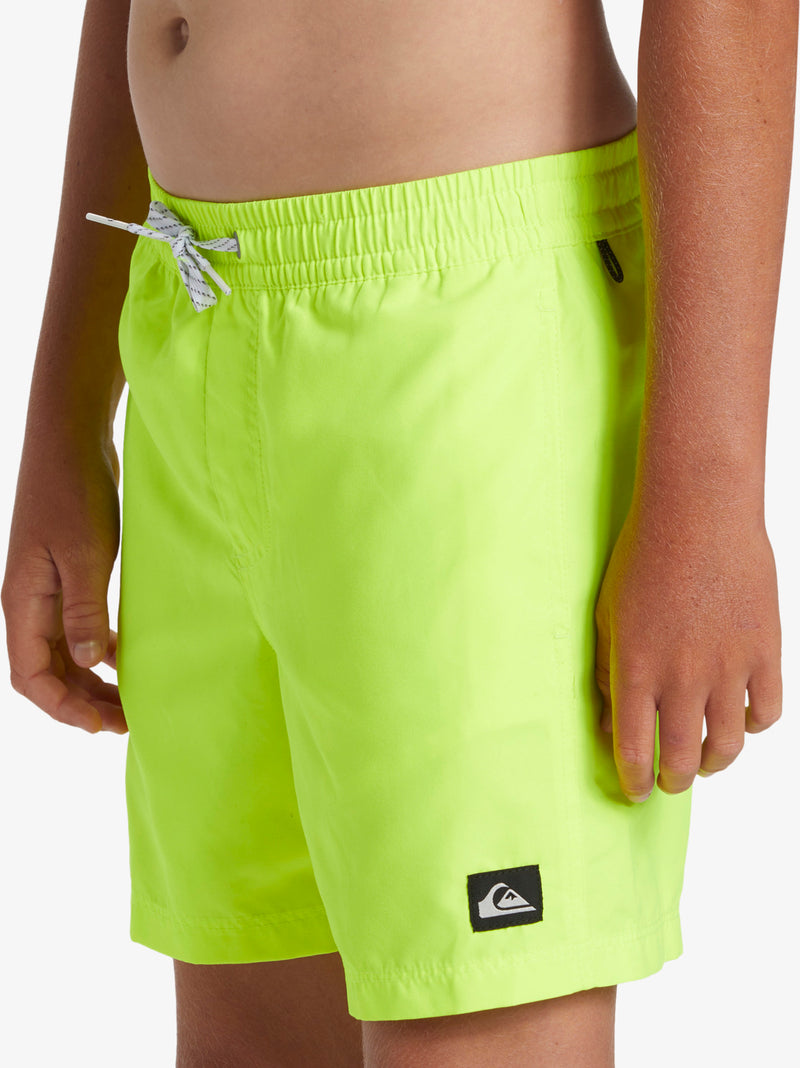 Load image into Gallery viewer, Quiksilver Kids&#39; Everyday Solid Volley Youth 14&quot; Safety Yellow EQBJV03517_YHJ0
