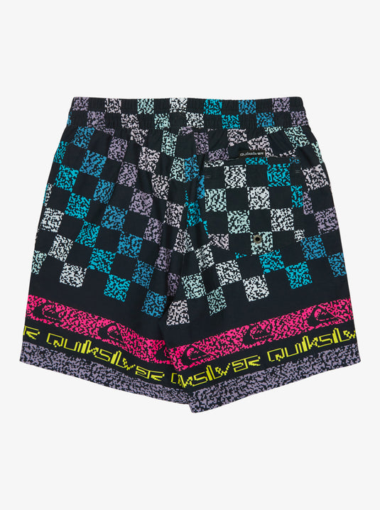 Quiksilver Kids' Everyday Printed Volley 14" Swim Shorts (8-16 Years) Dark Navy Next Gen EQBJV03540-KTP6