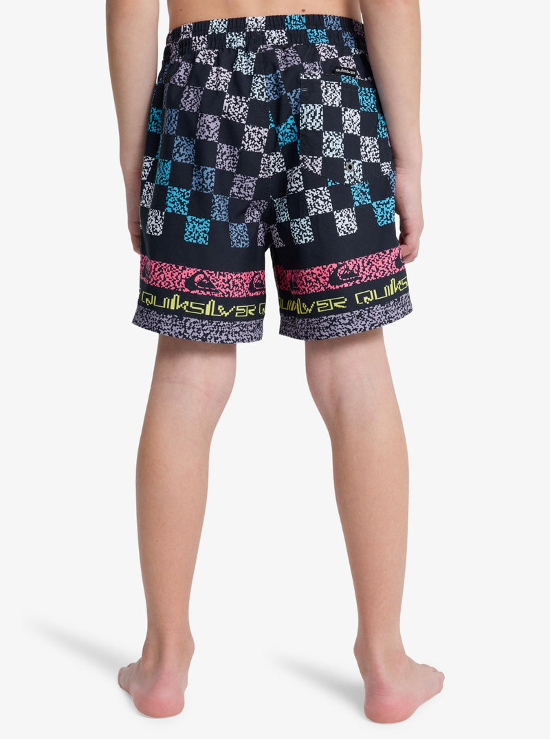 Load image into Gallery viewer, Quiksilver Kids' Everyday Printed Volley 14" Swim Shorts (8-16 Years) Dark Navy Next Gen EQBJV03540-KTP6
