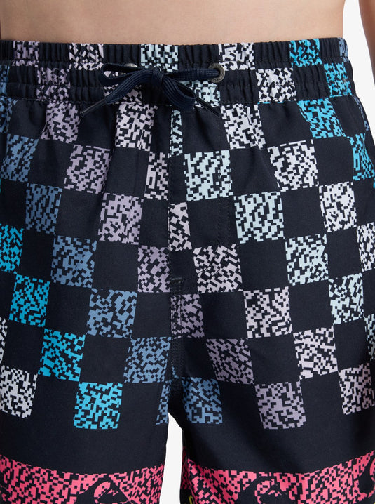 Quiksilver Kids' Everyday Printed Volley 14" Swim Shorts (8-16 Years) Dark Navy Next Gen EQBJV03540-KTP6