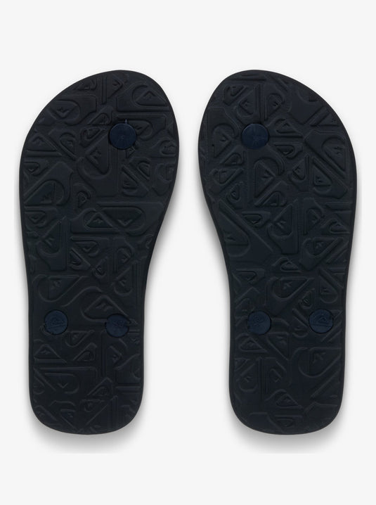 Quiksilver Kid's Molokai Art Flip Flops Monaco Blue EQBL100031-BYC0