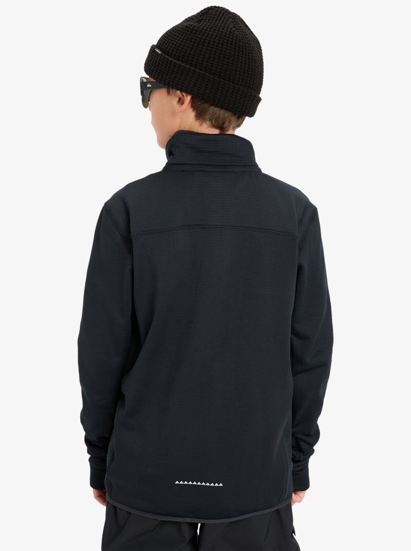 Load image into Gallery viewer, Quiksilver Kid&#39;s Steep Point Full Zip Technical Fleece (8-16) Black EQBPF03021-KVJ0

