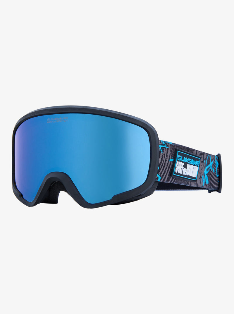 Load image into Gallery viewer, Quiksilver Kids Shredder Ski/Snowboard Goggles Rave Mix/ Clux ML Blue S3 EQBTG03025-BRN0
