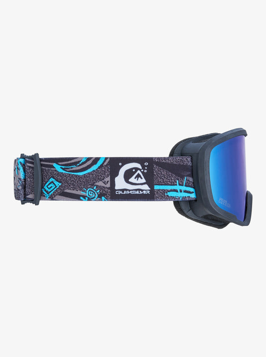 Quiksilver Kids Shredder Ski/Snowboard Goggles Rave Mix/ Clux ML Blue S3 EQBTG03025-BRN0