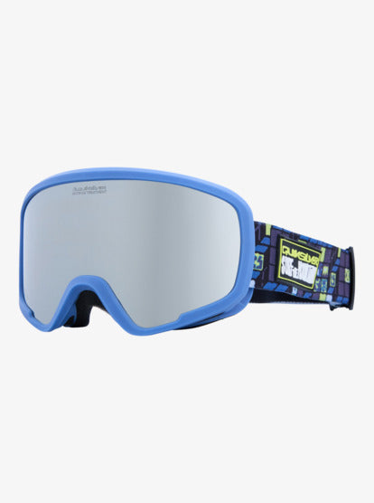 Quiksilver Kids Shredder Ski/Snowboard Goggles 3D Check/Clux ML Silver S3 EQBTG03025-YGW0