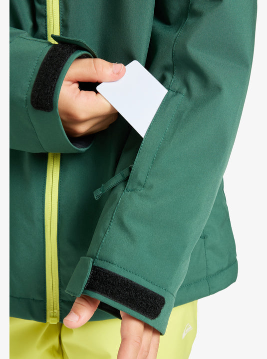 Quiksilver Kids' Titano Snow Jacket Green EQBTJ03224-GRN