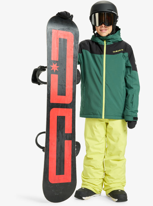 Quiksilver Kids' Titano Snow Jacket Green EQBTJ03224-GRN