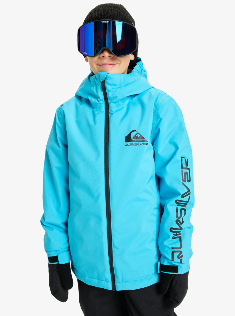 Load image into Gallery viewer, Quiksilver Kid&#39;s Mission Snow Jacket (8-16) Horizon Blue EQBTJ03230-BKM0
