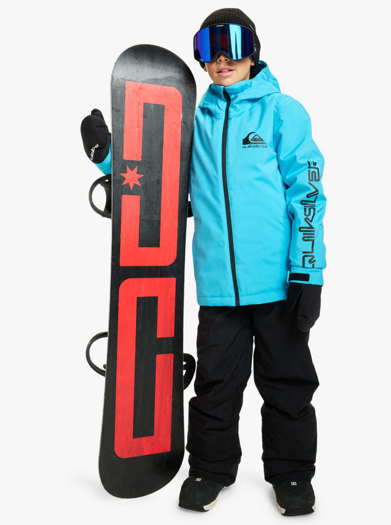 Load image into Gallery viewer, Quiksilver Kid&#39;s Mission Snow Jacket (8-16) Horizon Blue EQBTJ03230-BKM0
