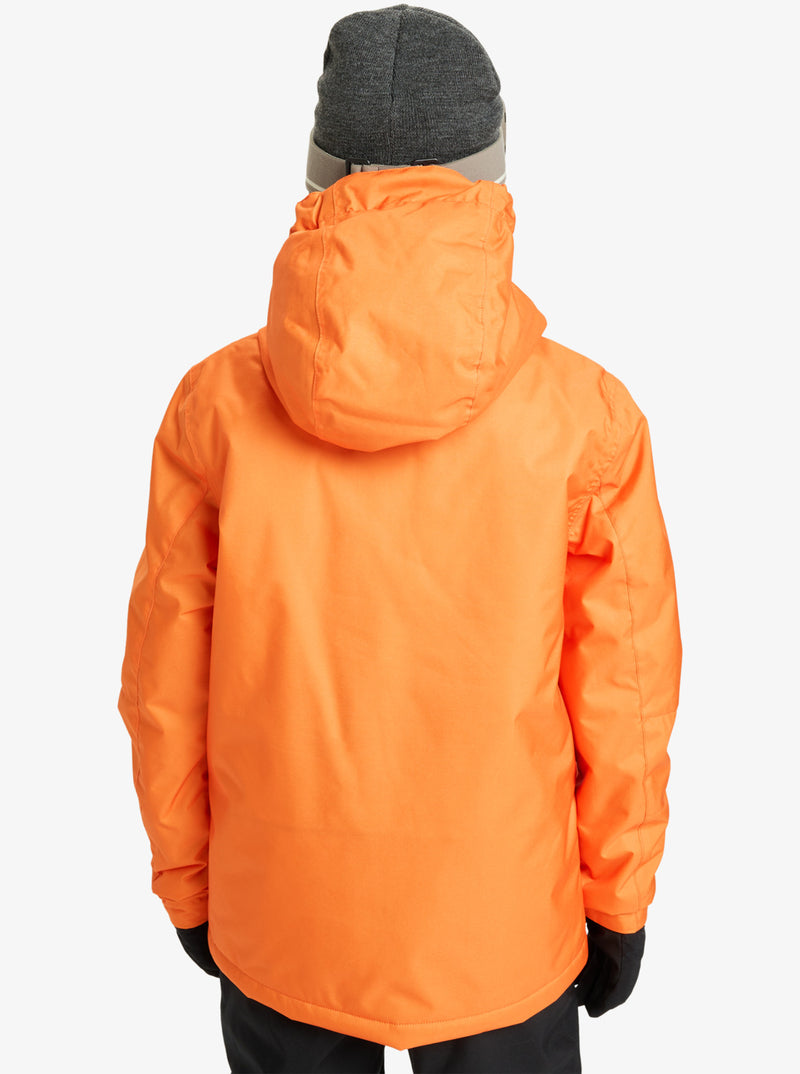 Load image into Gallery viewer, Quiksilver Kid&#39;s Mission Snow Jacket (8-16) Orange Peel EQBTJ03230-NKQ0
