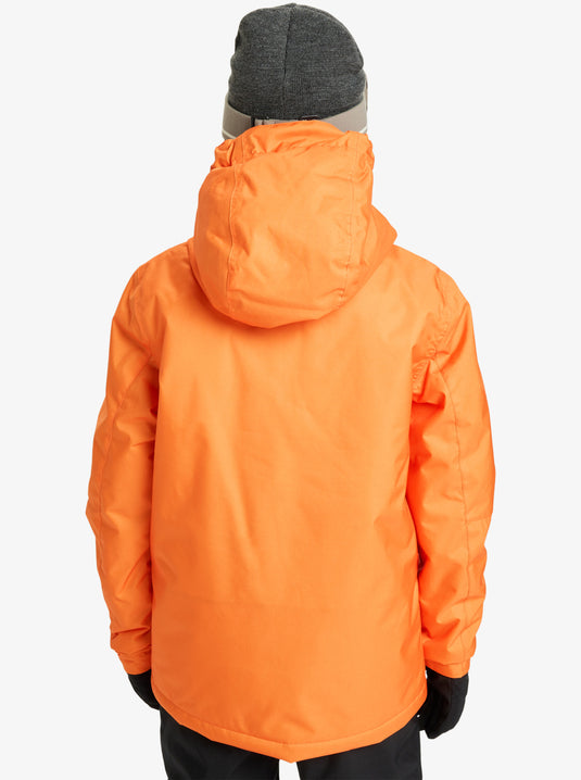 Quiksilver Kid's Mission Snow Jacket (8-16) Orange Peel EQBTJ03230-NKQ0