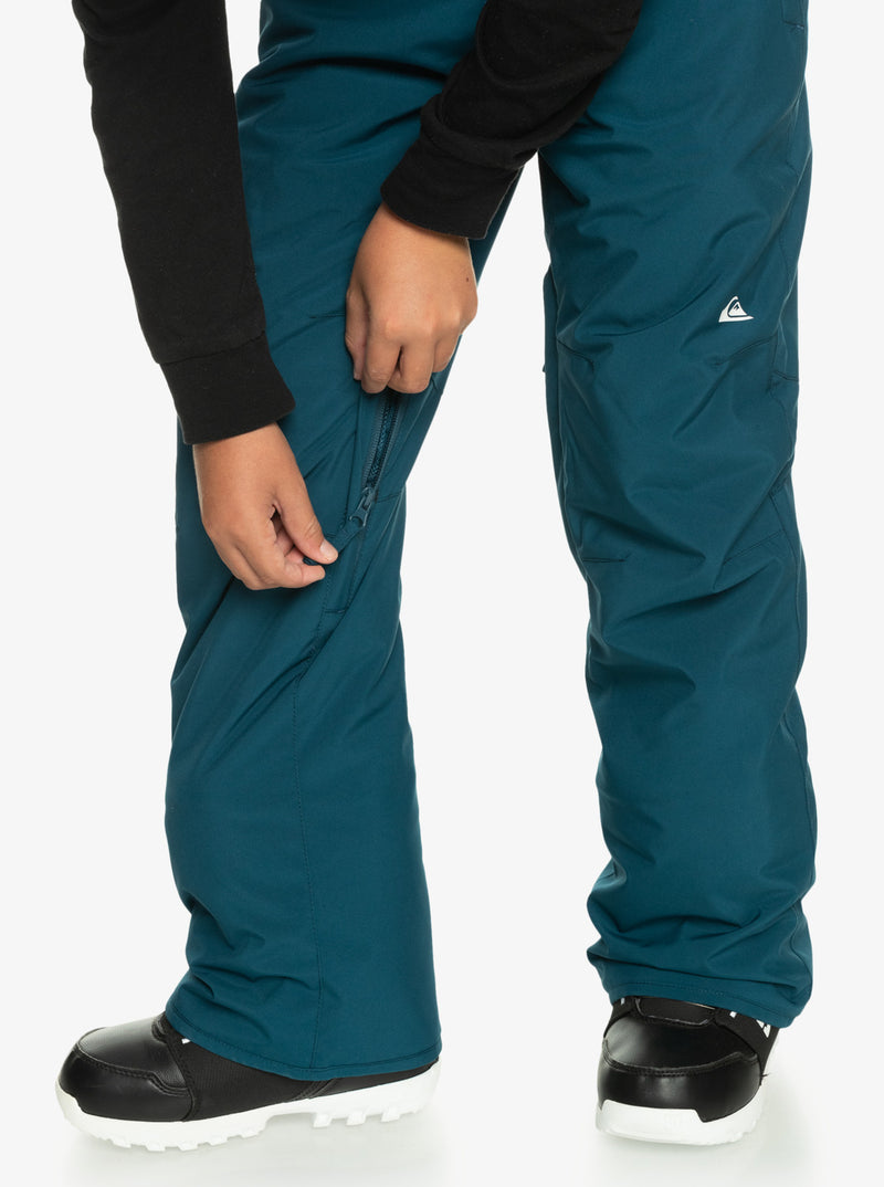 Load image into Gallery viewer, Quiksilver Youth Estate Technical Snow Pants Majolica Blue EQBTP03051-BSM0
