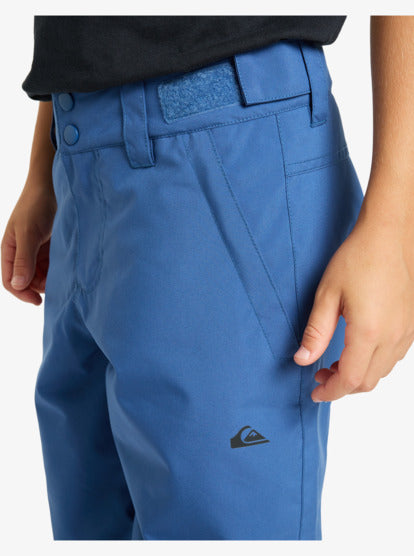 Quiksilver Kids' Estate Snow Pants (8-16 Years) True Navy EQBTP03059-BPZ0
