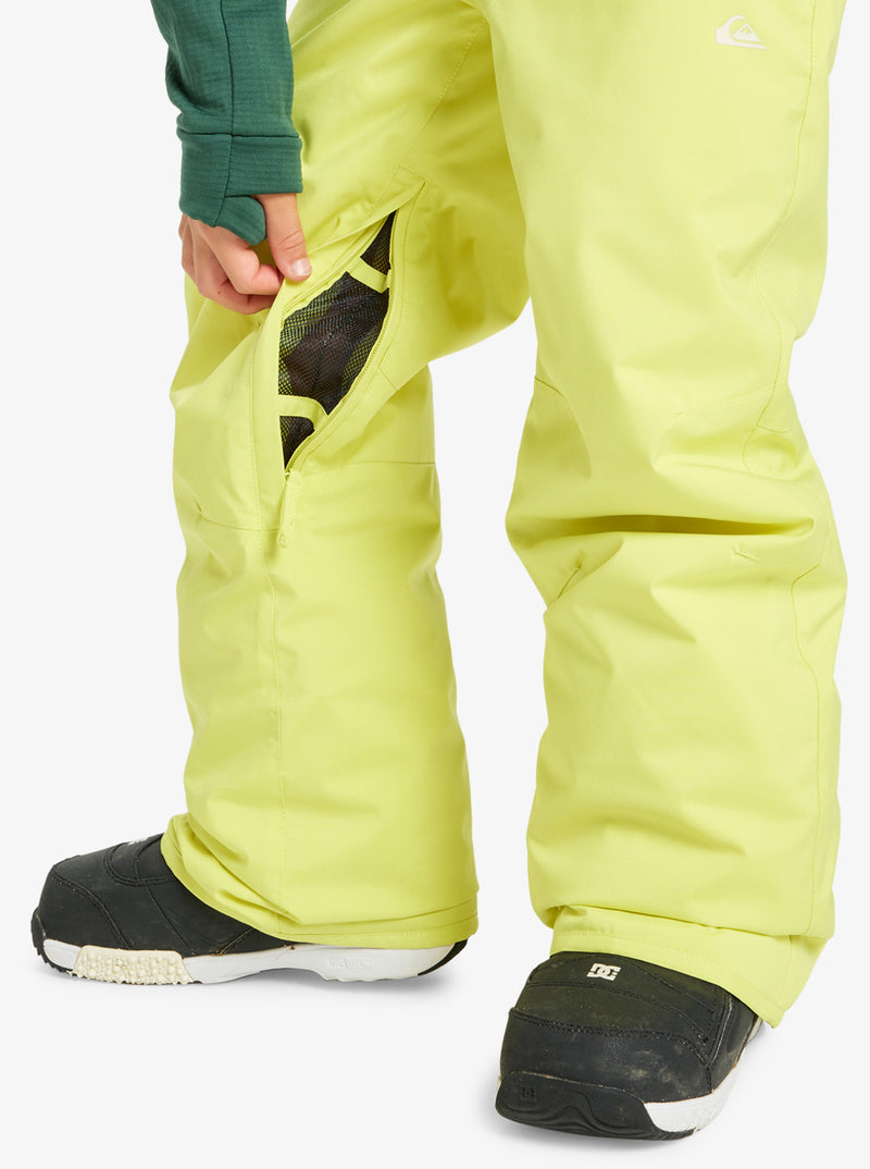 Load image into Gallery viewer, Quiksilver Kids&#39; Estate Snow Pants (8-16 Years) Yellow Plum EQBTP03059-YGE0
