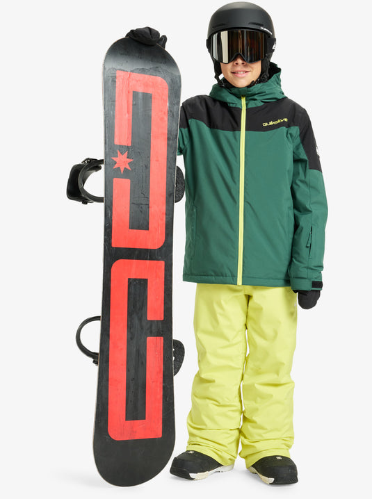 Quiksilver Kids' Estate Snow Pants (8-16 Years) Yellow Plum EQBTP03059-YGE0