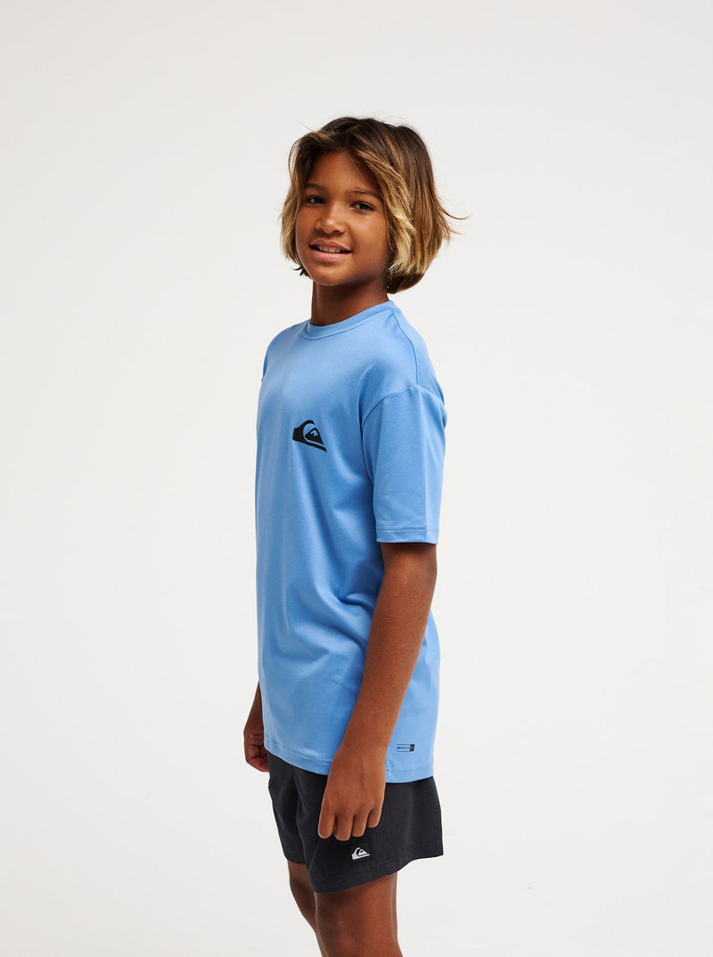 Load image into Gallery viewer, Quiksilver Kid's (8-16) Everyday Surf SS Rashguard Blue EQBWR03258-BLC0
