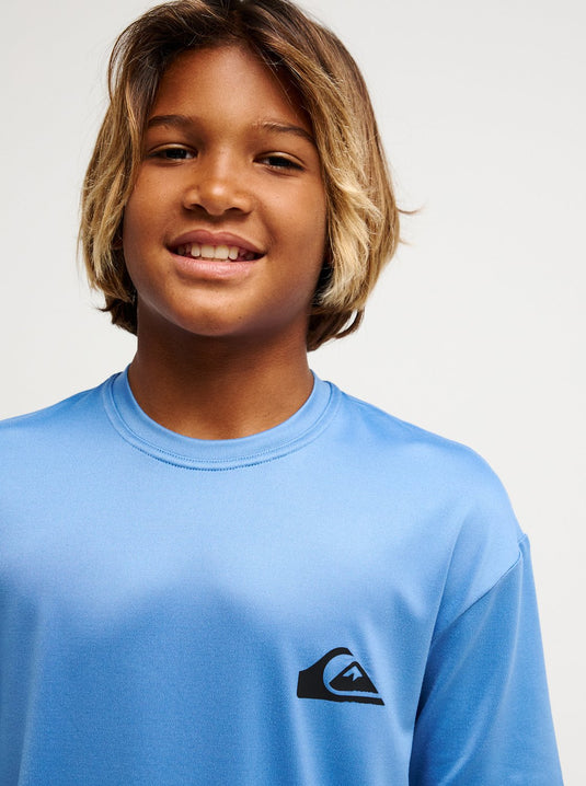 Quiksilver Kid's (8-16) Everyday Surf SS Rashguard Blue EQBWR03258-BLC0