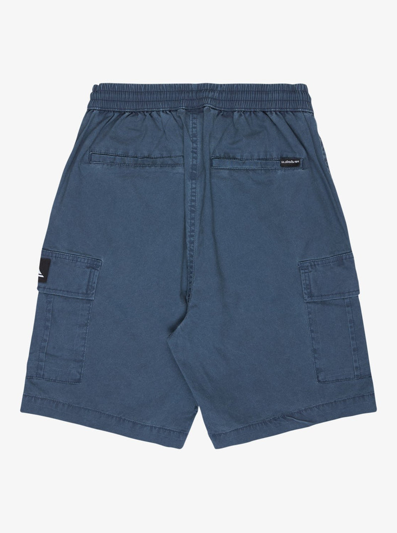 Load image into Gallery viewer, Quiksilver Kids' Taxer Elasticated Cargo Shorts (8-14 Years) Dark Navy EQBWS03384-KTP0
