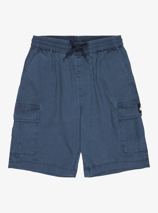 Quiksilver Kids' Taxer Elasticated Cargo Shorts (8-14 Years) Dark Navy EQBWS03384-KTP0