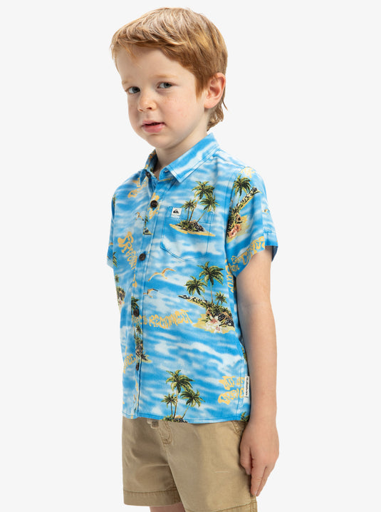 Quisilver Kids' Safe Paradise Shirt Blue Naturama EQBWT03401_BQV6