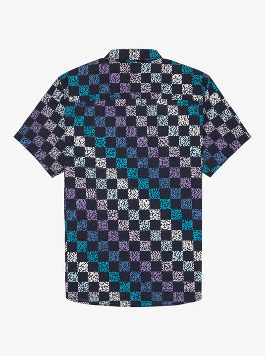 Quiksilver Kids' Apero Classic Shirt (8-14 Years) Dark Navy Next Gen EQBWT03412-KTP6