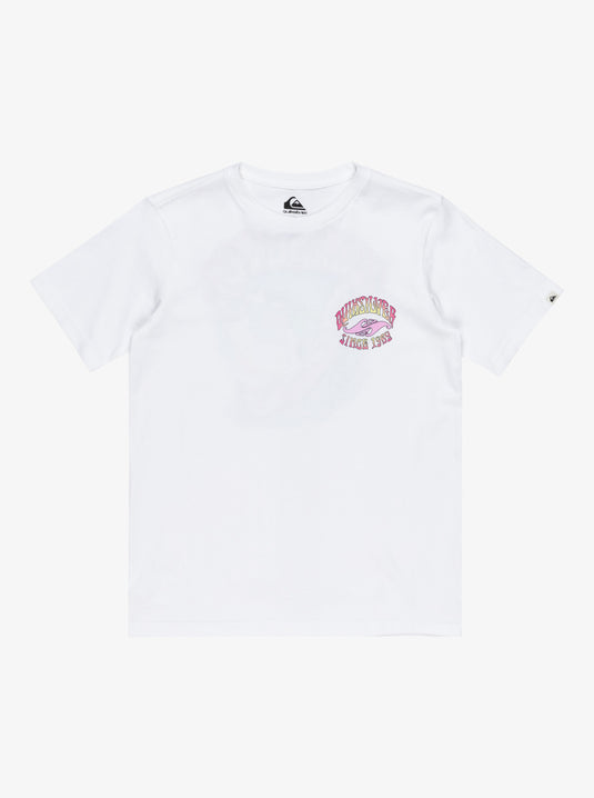 Quiksilver Kids' Ev Times Up T-Shirt White EQBZT04853_WBB0