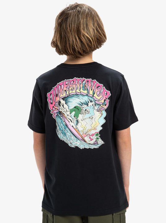 Quiksilver Kids' Ev Times Up T-Shirt Black EQBZT04853_KVJ0