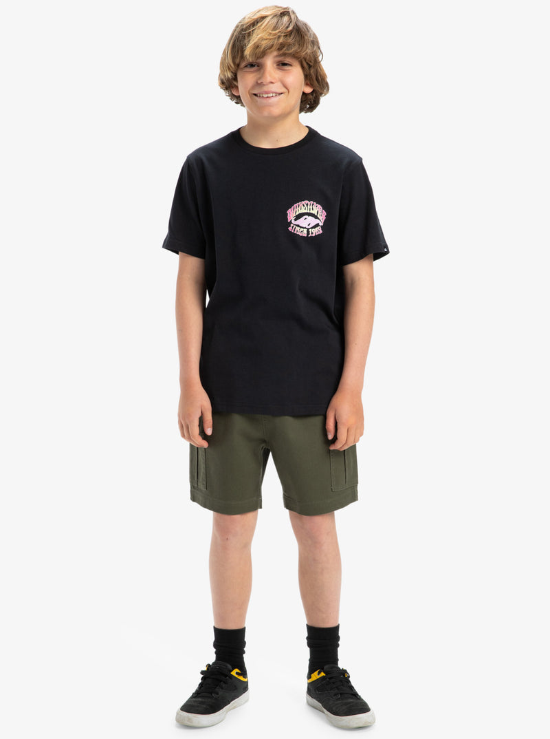 Load image into Gallery viewer, Quiksilver Kids&#39; Ev Times Up T-Shirt Black EQBZT04853_KVJ0
