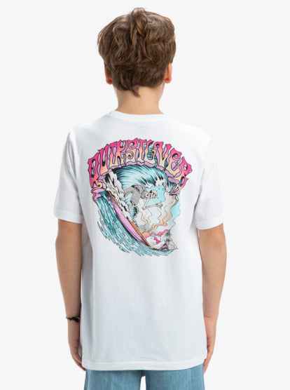 Load image into Gallery viewer, Quiksilver Kids&#39; Ev Times Up T-Shirt White EQBZT04853_WBB0
