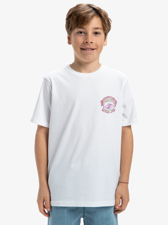 Quiksilver Kids' Ev Times Up T-Shirt White EQBZT04853_WBB0