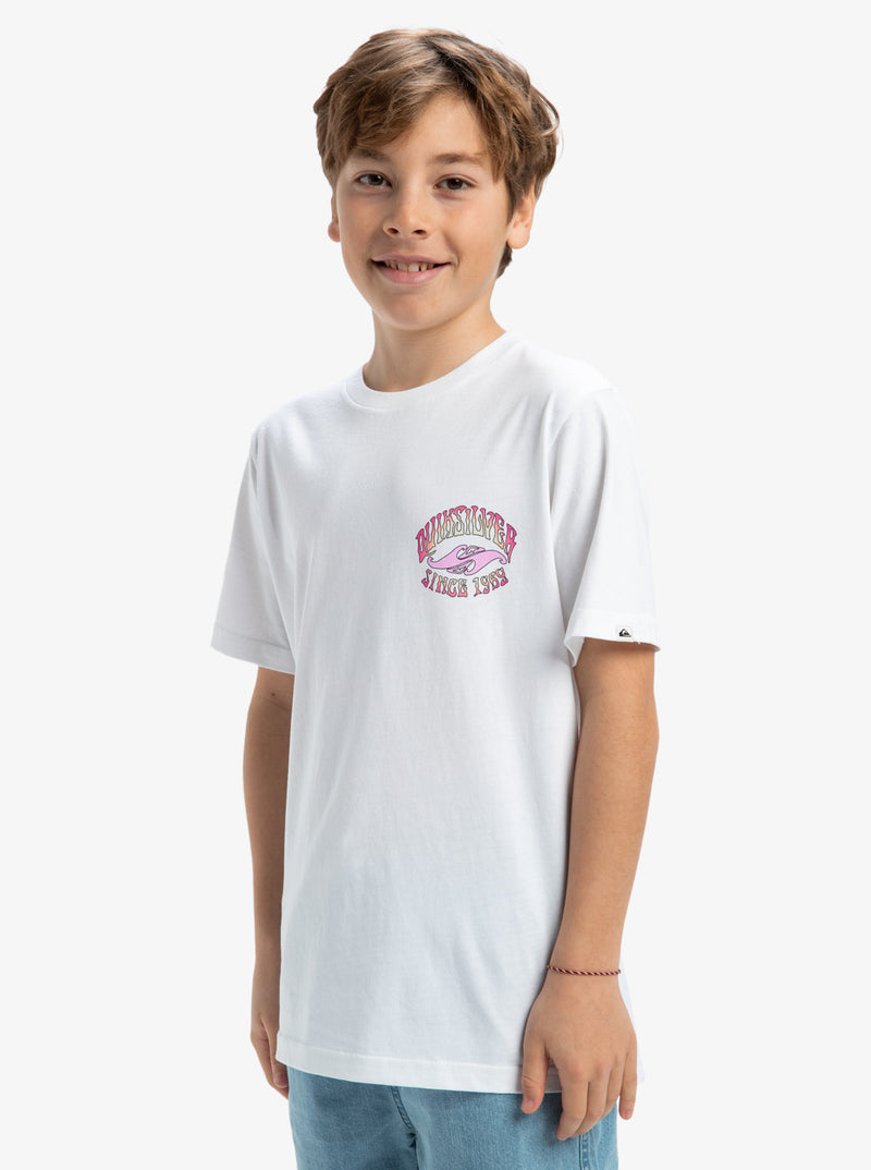 Load image into Gallery viewer, Quiksilver Kids&#39; Ev Times Up T-Shirt White EQBZT04853_WBB0
