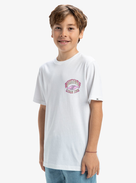 Quiksilver Kids' Ev Times Up T-Shirt White EQBZT04853_WBB0