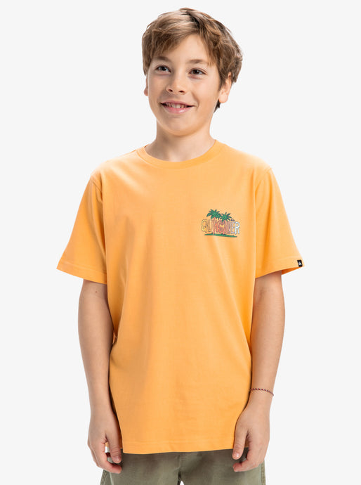 Quiksilver Kids' Ev Sunny Palms Short Sleeves T-Shirt Chamois EQBZT04855_NGR0