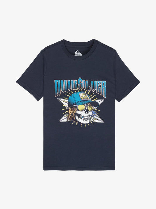 Quiksilver Kids' Sound On T-Shirt (8-14 Years) Dark Navy EQBZT04958-KTP0