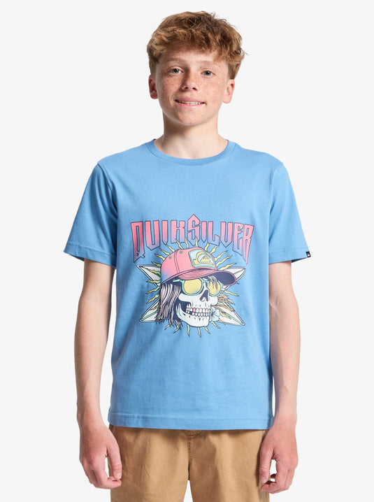 Quiksilver Kids' Sound On T-Shirt (8-14 Years) Riviera EQBZT04958-BLC0