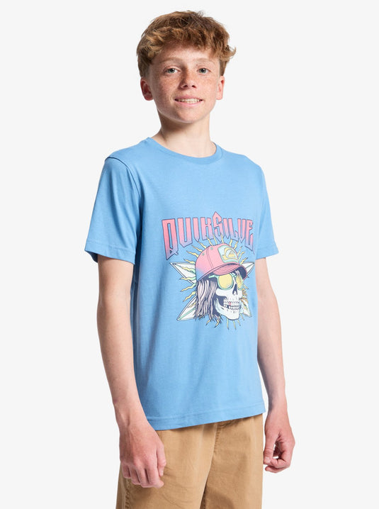 Quiksilver Kids' Sound On T-Shirt (8-14 Years) Riviera EQBZT04958-BLC0