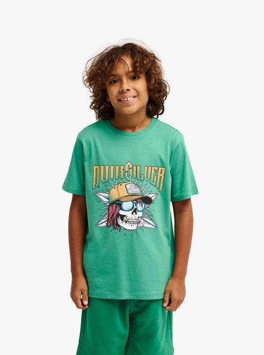 Quiksilver Kids' Sound On T-Shirt (8-14 Years) Leprechaun EQBZT04958-GNZ0