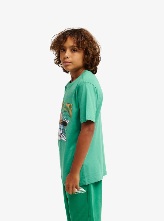 Quiksilver Kids' Sound On T-Shirt (8-14 Years) Leprechaun EQBZT04958-GNZ0