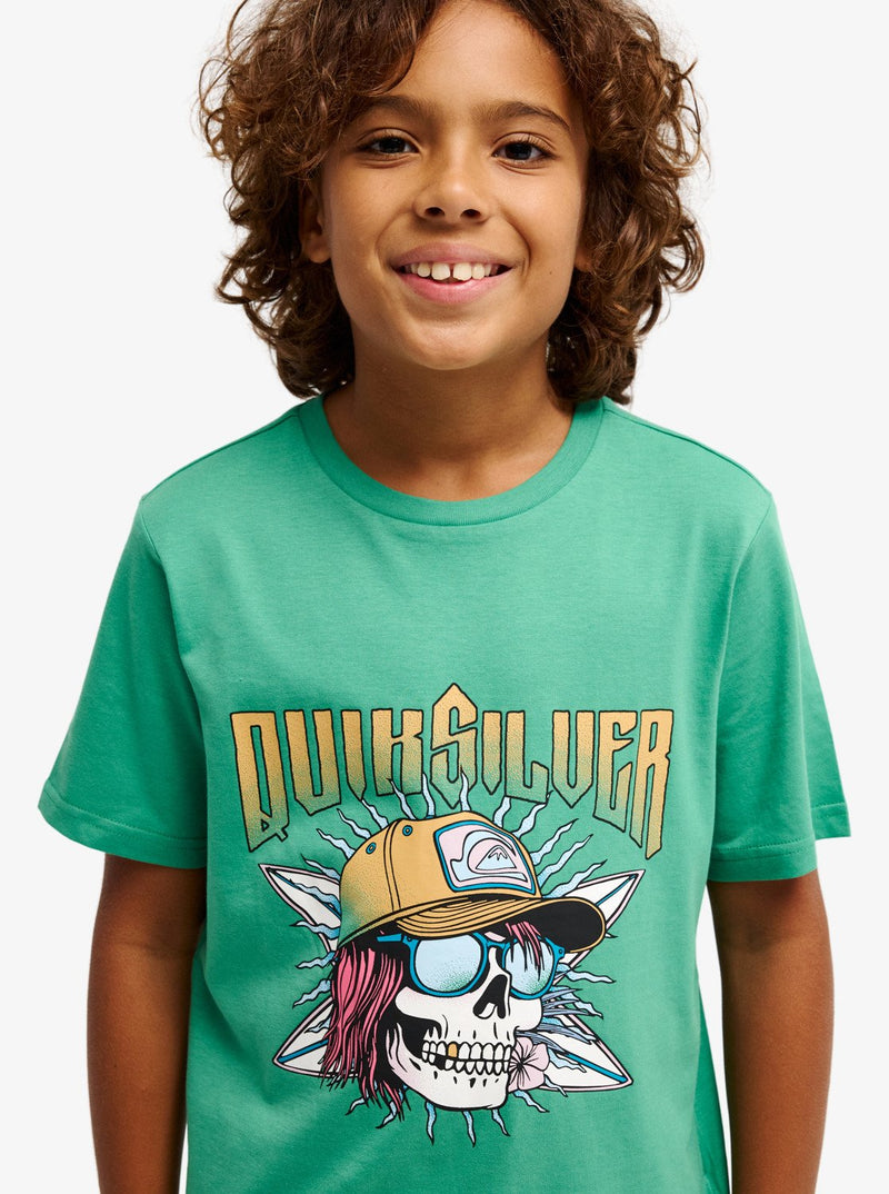 Load image into Gallery viewer, Quiksilver Kids' Sound On T-Shirt (8-14 Years) Leprechaun EQBZT04958-GNZ0
