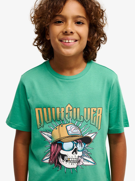 Quiksilver Kids' Sound On T-Shirt (8-14 Years) Leprechaun EQBZT04958-GNZ0