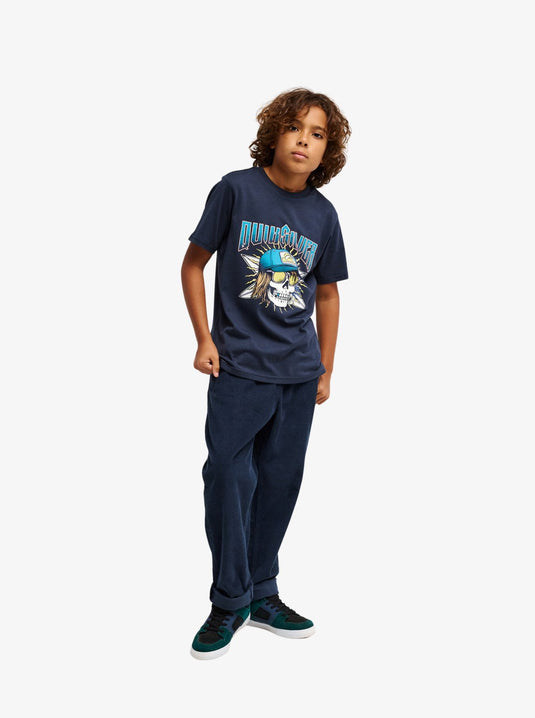 Quiksilver Kids' Sound On T-Shirt (8-14 Years) Dark Navy EQBZT04958-KTP0