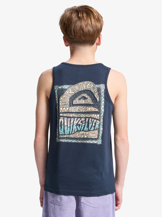 Quiksilver Kids' Heritage Tank Top (8-14 Years) Dark Navy EQBZT04959-KTP0
