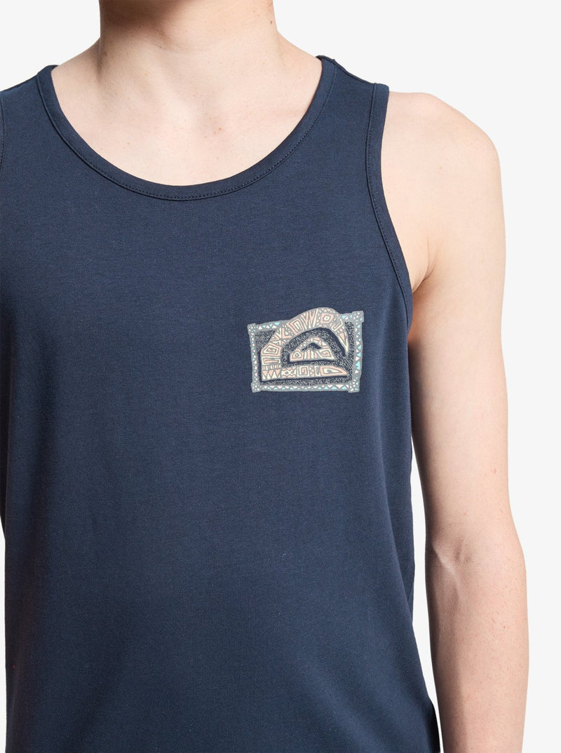 Load image into Gallery viewer, Quiksilver Kids' Heritage Tank Top (8-14 Years) Dark Navy EQBZT04959-KTP0
