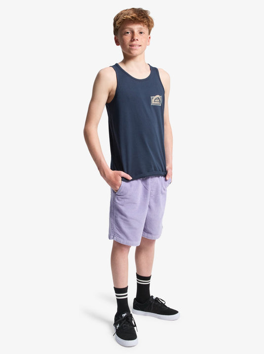 Quiksilver Kids' Heritage Tank Top (8-14 Years) Dark Navy EQBZT04959-KTP0