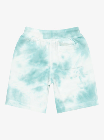 Quiksilver Kids' Tie Dye Elastic Waist Shorts (2-7) Marine Blue EQKFB03121_BHA0